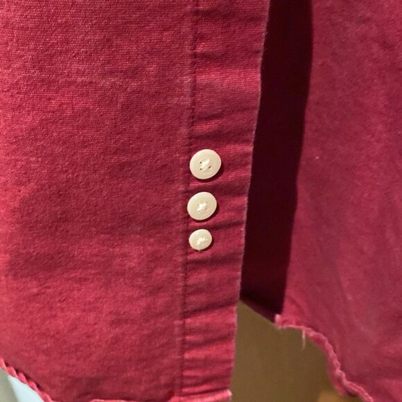 Eddie Bauer Mens XLT like flannel material button down long sleeve - Picture 5 of 7